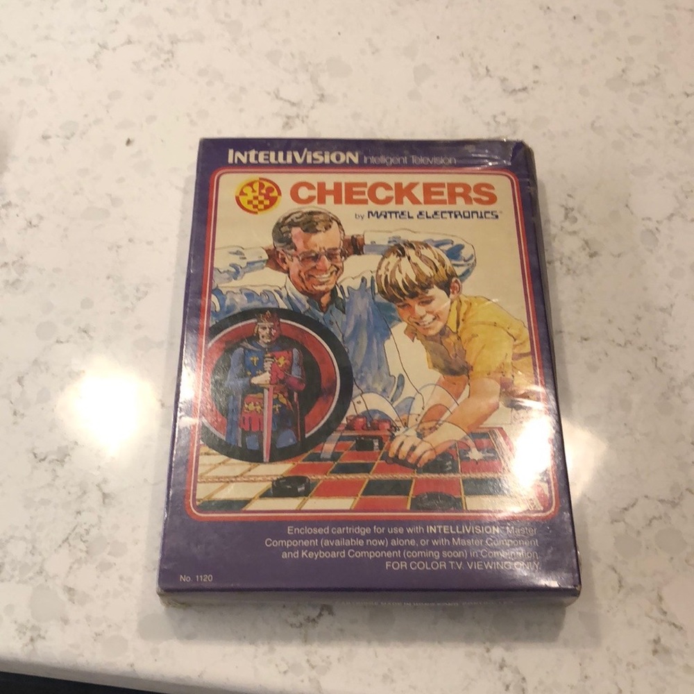 Intellivision Checkers vintage unopened game